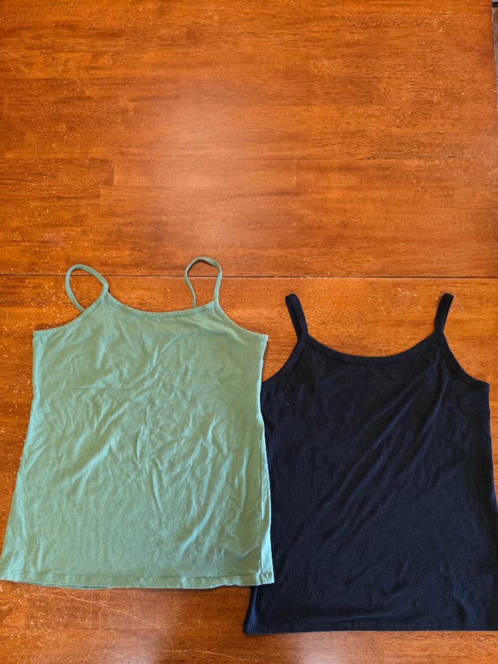 Women’s Tank Tops Spaghetti Strap Camisoles Lot of 2 NOBO Shade XXL